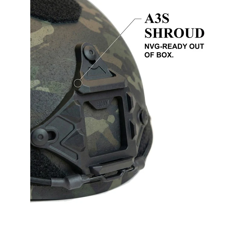 ATE® GEN2 Ballistic Helmet | NIJ IIIA High-Cut – Hard Head Veterans - Image 40