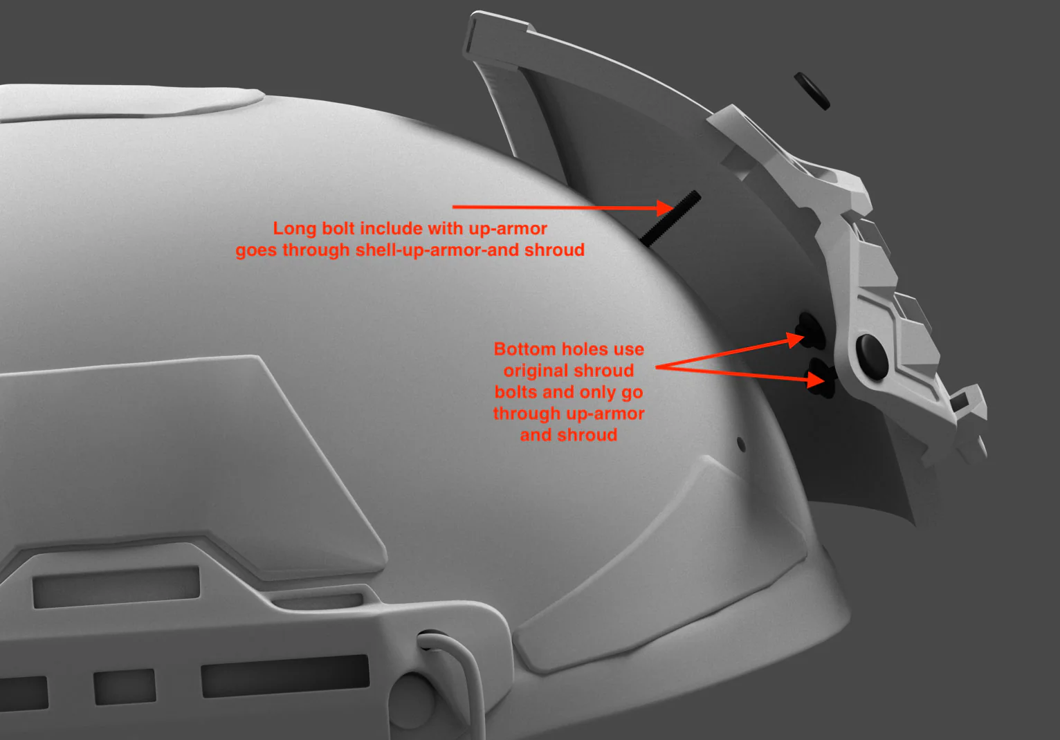 Rifle Rated Ballistic Helmet Up-Armor | Defeats 7.62 - Image 10
